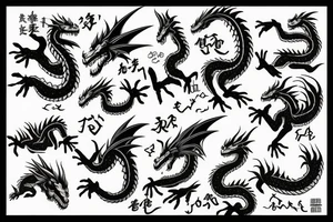 a dragon tattoo idea