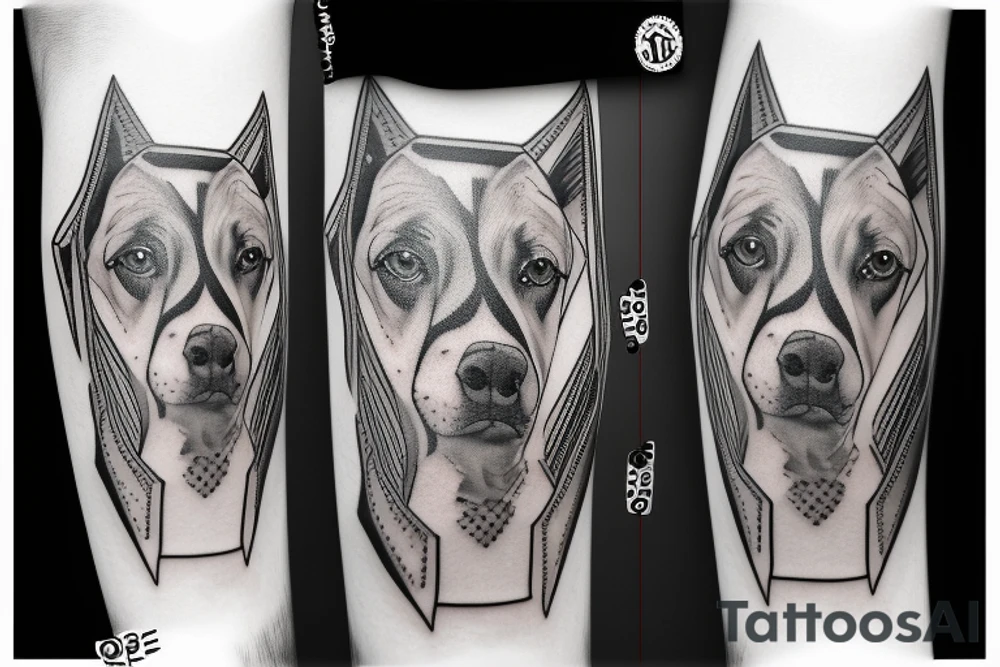 Dobermann mit zigarettte tattoo idea
