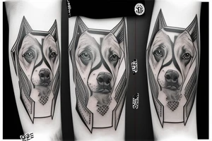 Dobermann mit zigarettte tattoo idea