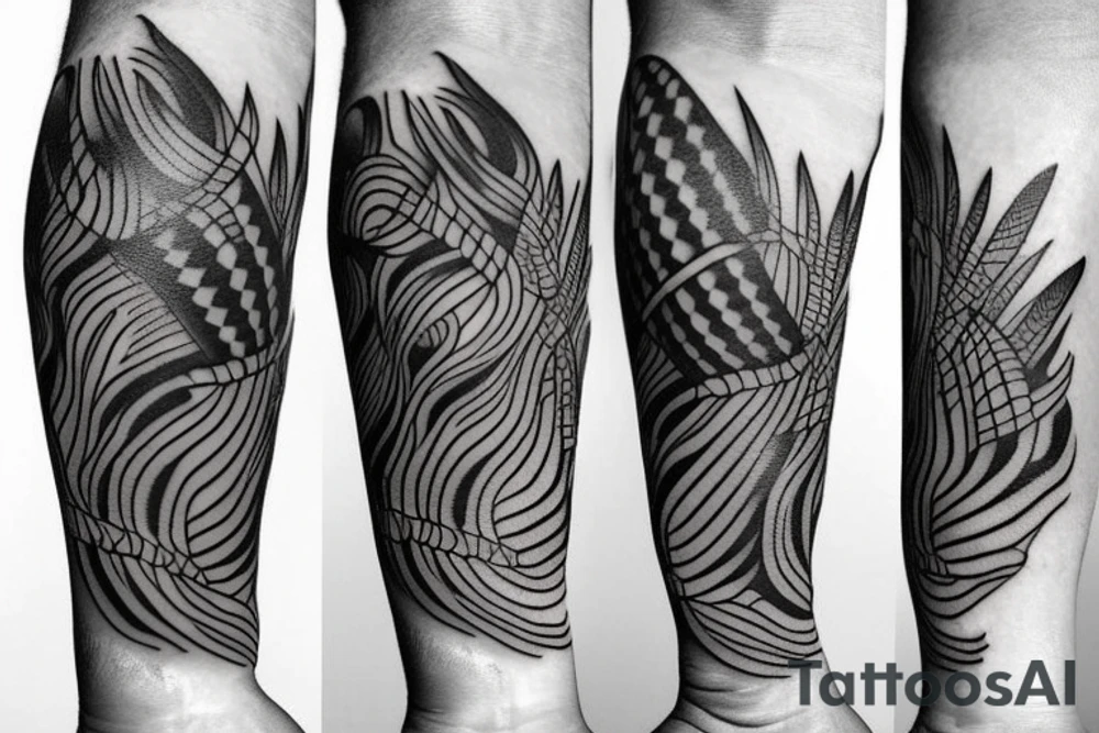 A collection of Australian native animals tattoo idea