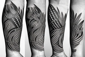 A collection of Australian native animals tattoo idea