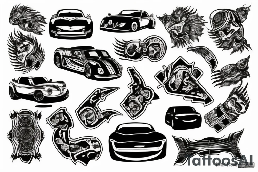 Cars tattoo idea