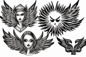 Angels tattoo idea