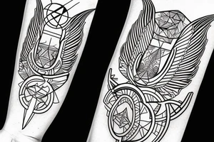 Angels tattoo idea