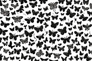 Butterflies set free tattoo idea
