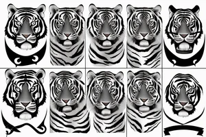 A tiger body tattoo idea
