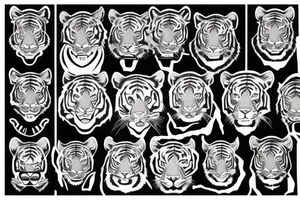 A tiger body tattoo idea