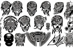 cyber tattoo idea