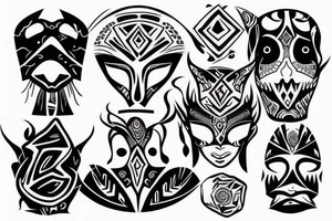 cyber tattoo idea