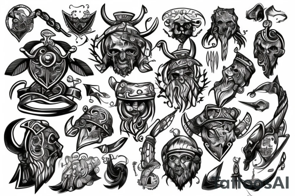 Viking, Kubuś Puchatek tattoo idea