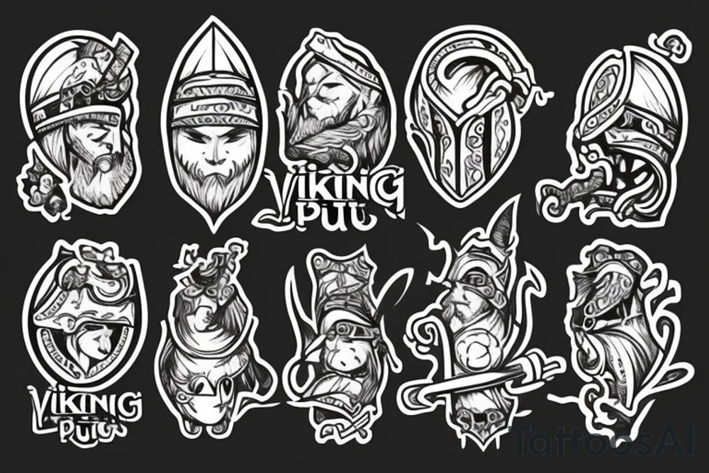 Viking, Kubuś Puchatek tattoo idea