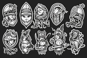 Viking, Kubuś Puchatek tattoo idea