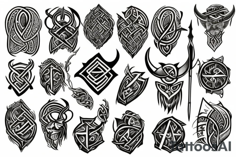 Viking tattoo idea