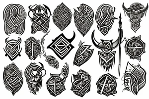 Viking tattoo idea