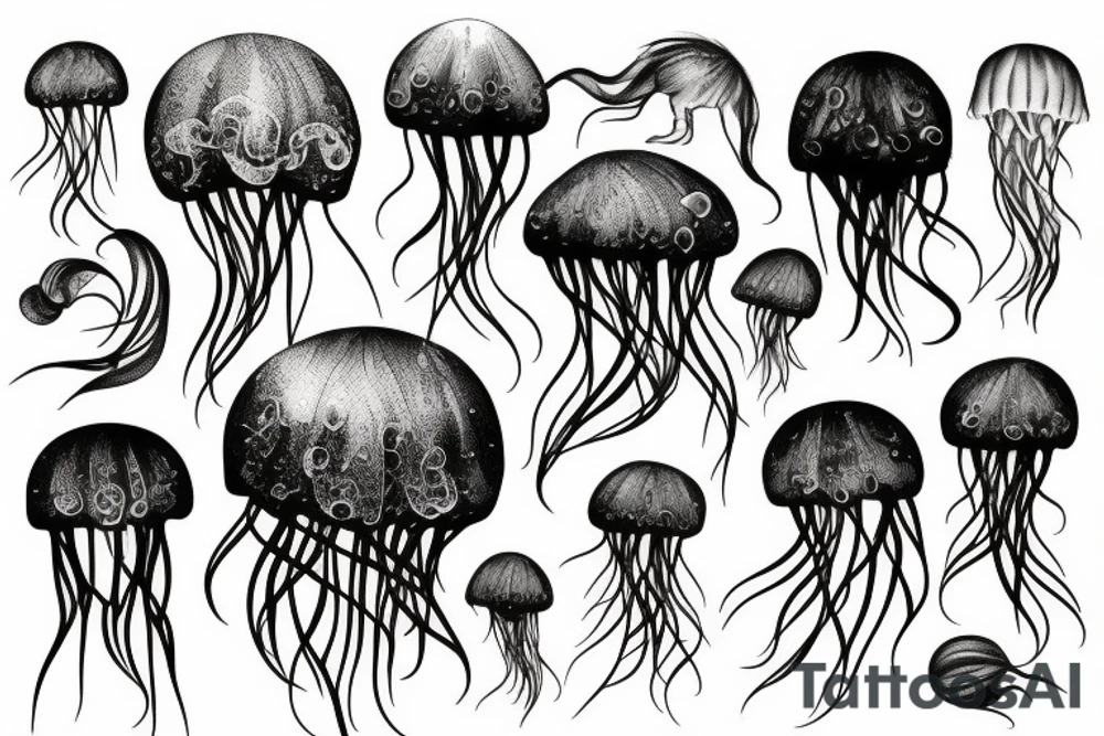 Jellyfish tattoo idea