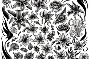 lilies tattoo idea