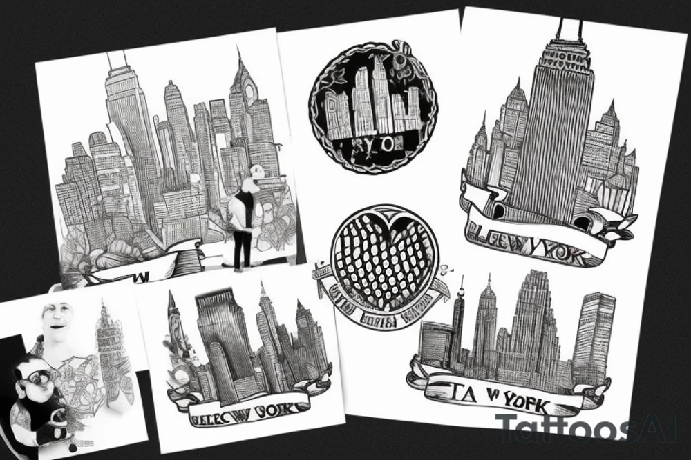 city of new york tattoo idea