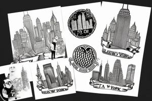 city of new york tattoo idea