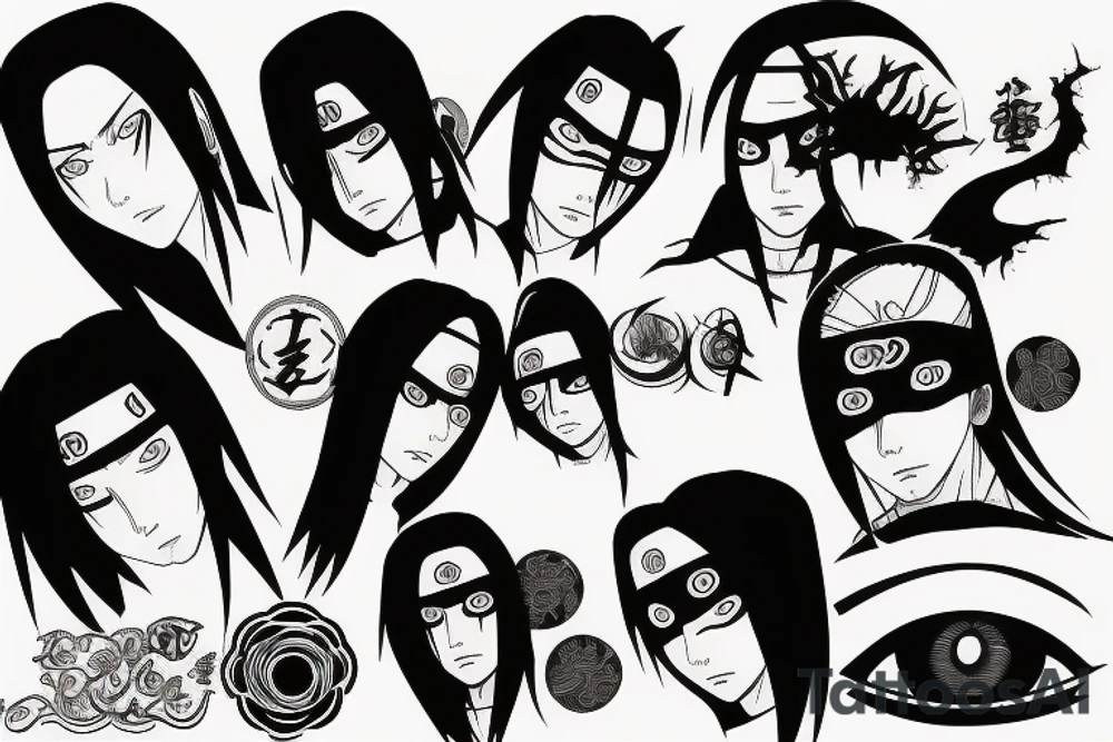 Itachi Uchiha tattoo idea