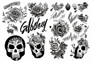 GABBY ANAGRAM tattoo idea