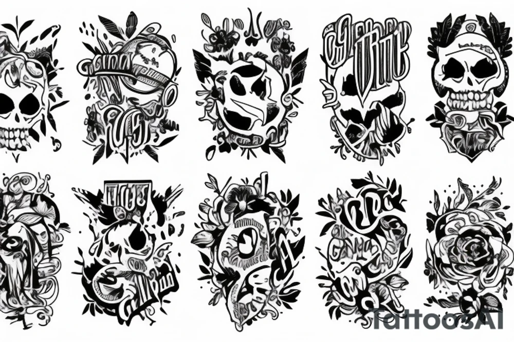 GABBY ANAGRAM tattoo idea