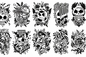 GABBY ANAGRAM tattoo idea