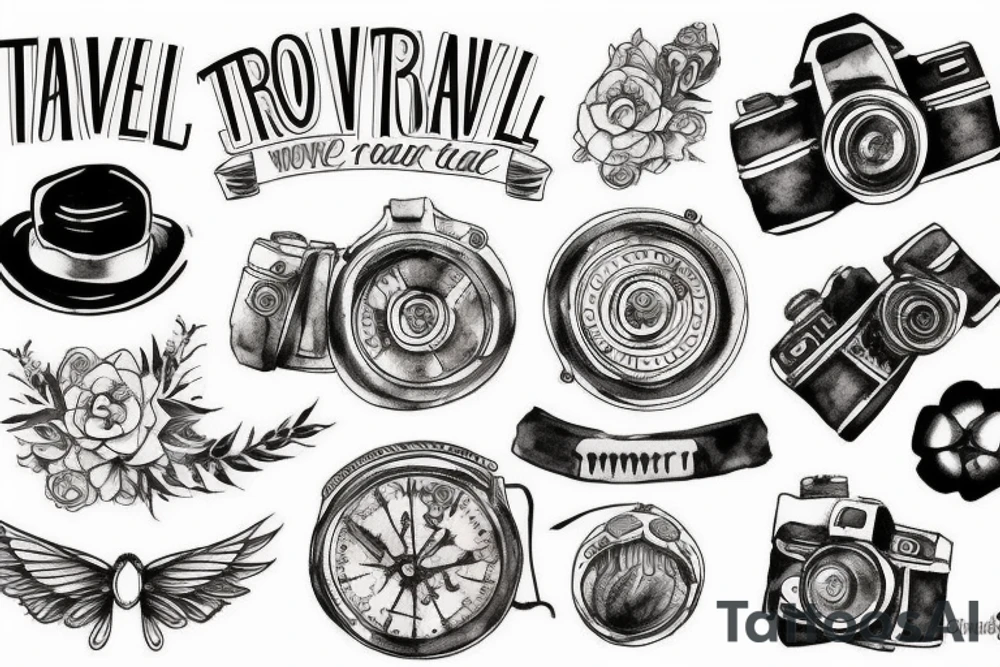 travel tattoo idea