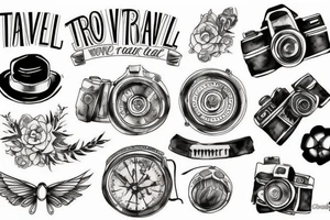 travel tattoo idea
