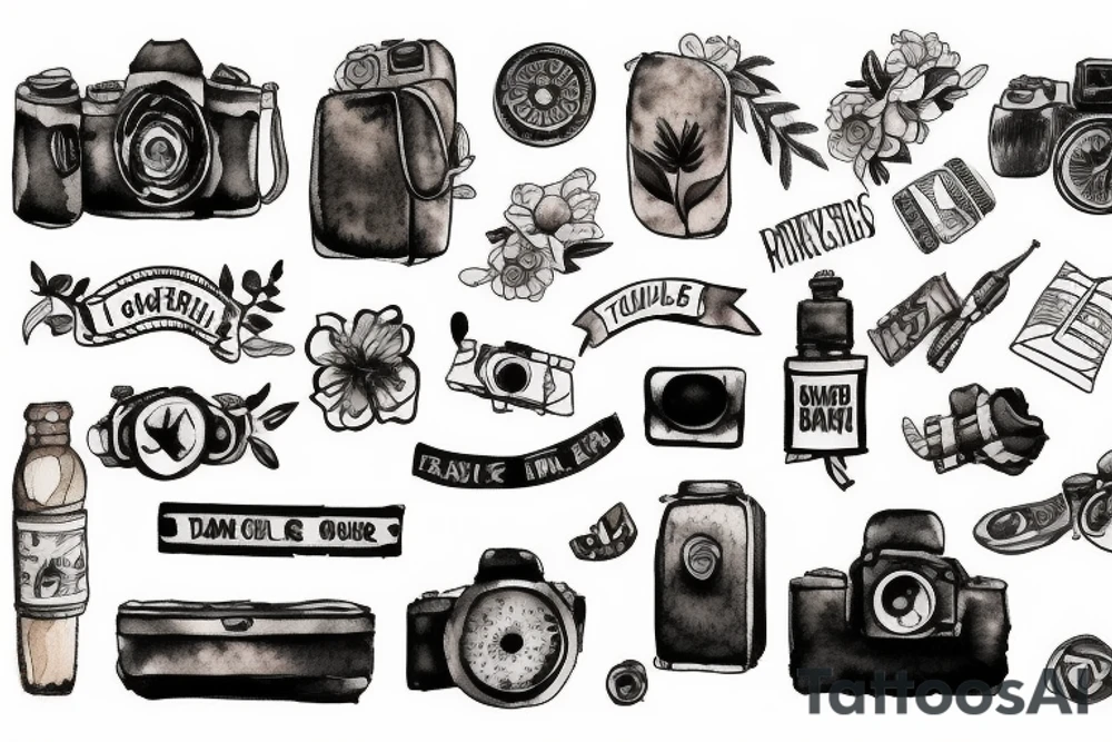 travel tattoo idea