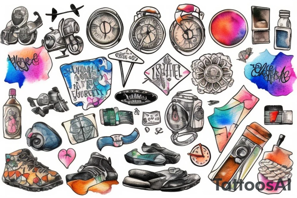 travel tattoo idea