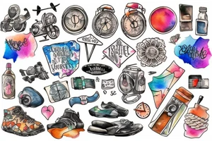 travel tattoo idea