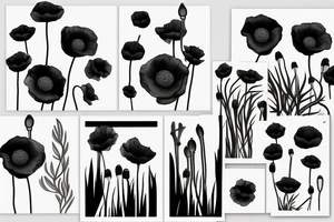 poppy flower tattoo idea