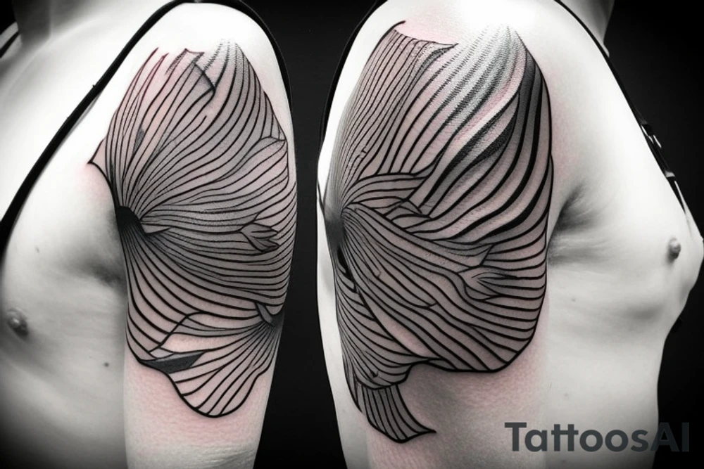 Create a tattoo about spearfishing tattoo idea