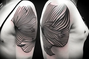 Create a tattoo about spearfishing tattoo idea