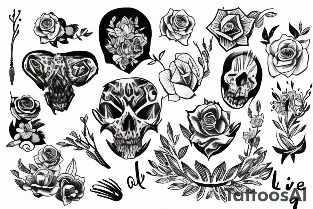 live to cut tattoo idea