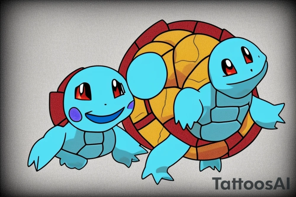 squirtle pokemon tattoo idea