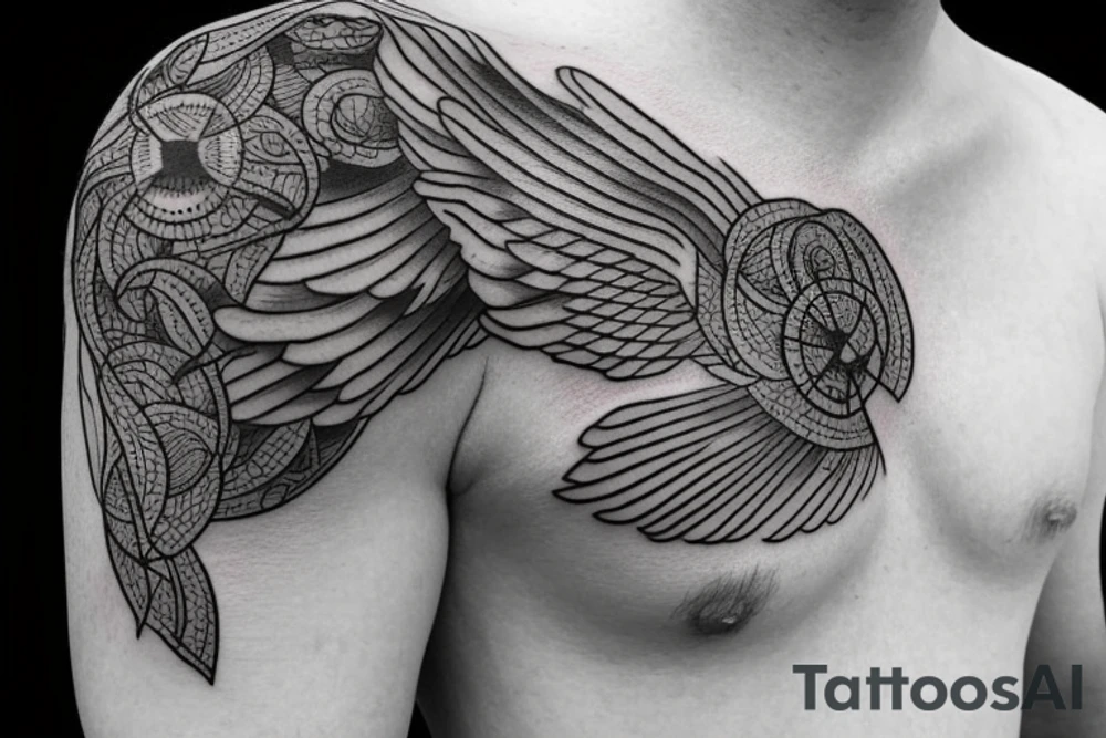 flying bullet tattoo idea