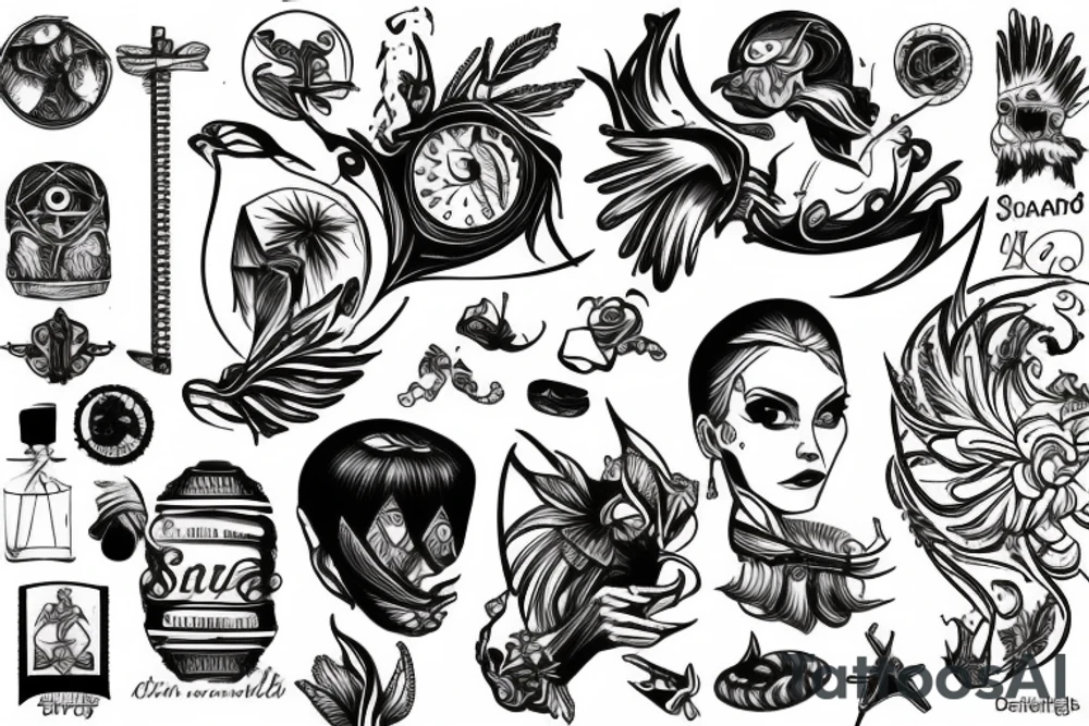 stranded tattoo idea