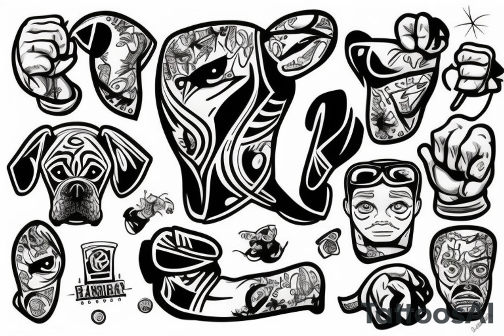 Boxer tattoo idea