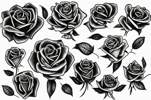 alien rose tattoo idea