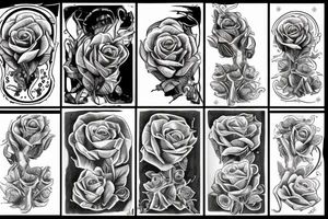alien rose tattoo idea