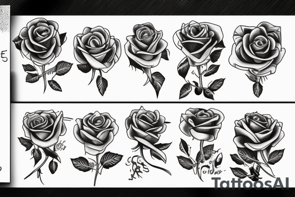 alien rose tattoo idea