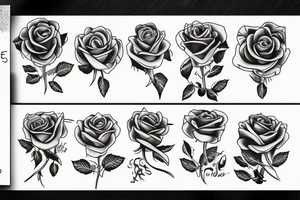 alien rose tattoo idea
