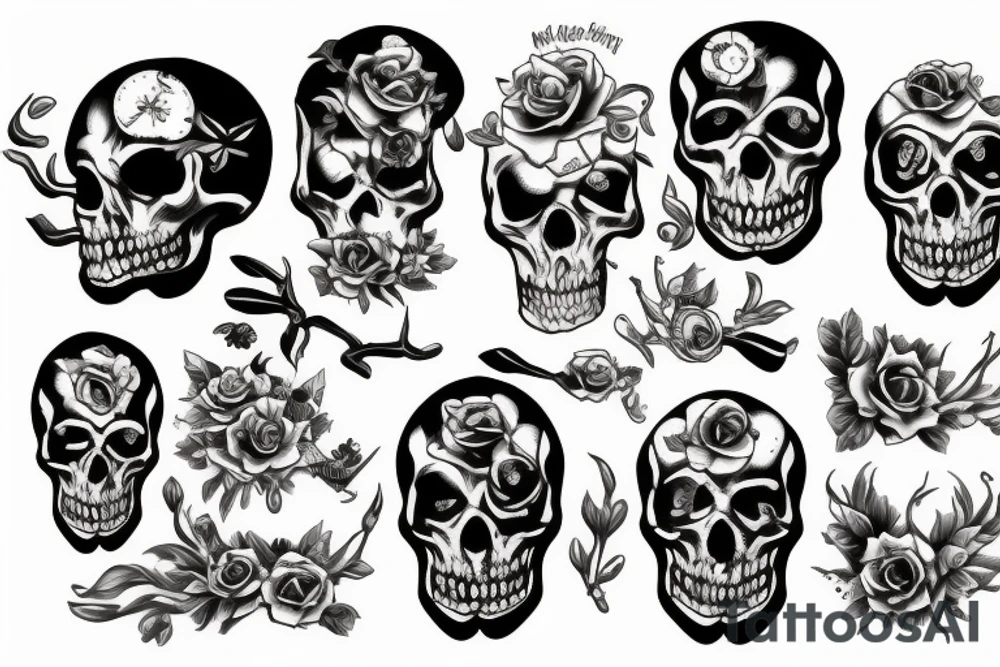 Memento mori sign tattoo idea