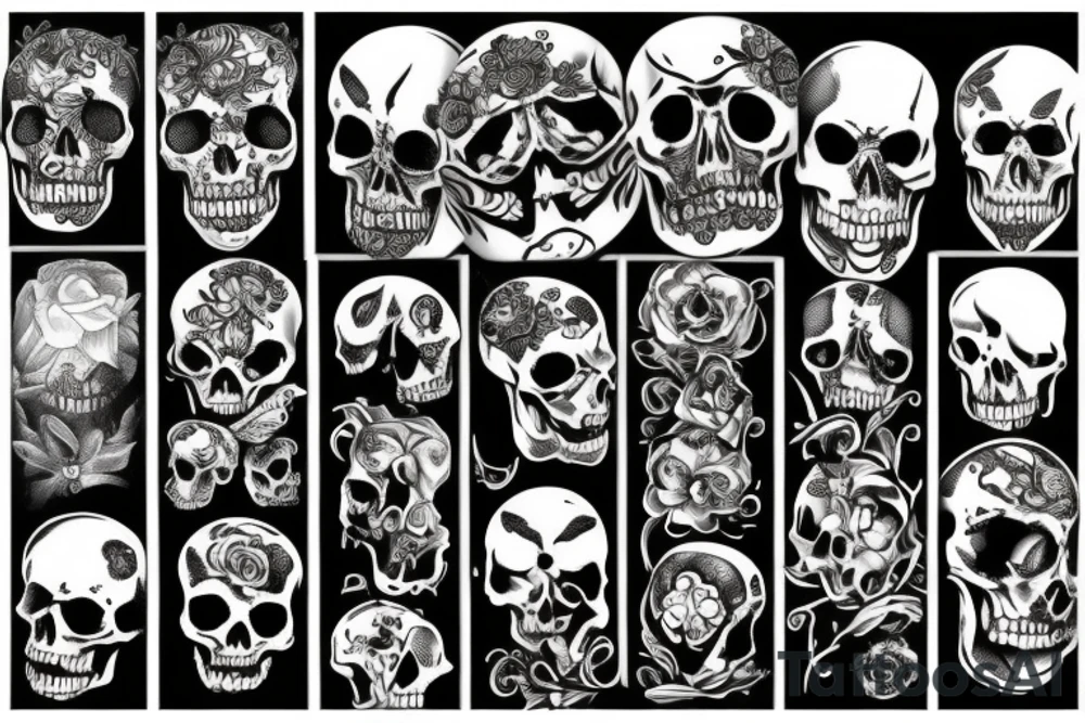 Memento mori sign tattoo idea