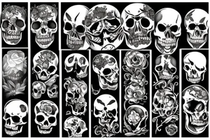 Memento mori sign tattoo idea