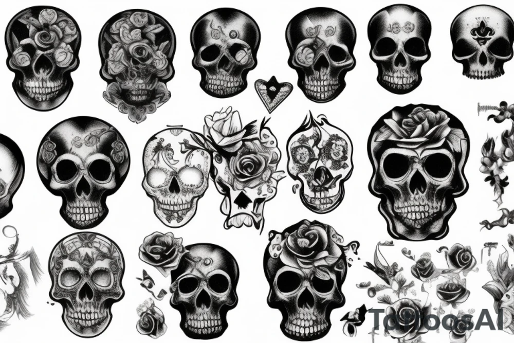 Memento mori sign tattoo idea