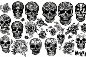 Memento mori tattoo idea