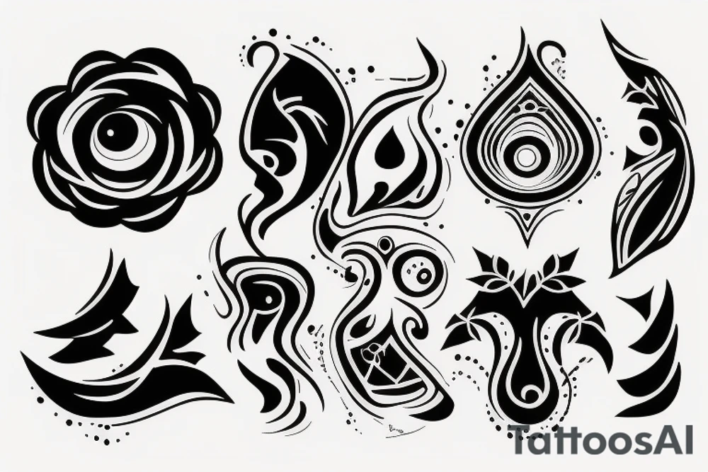 Sunset tattoo idea