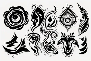 Sunset tattoo idea